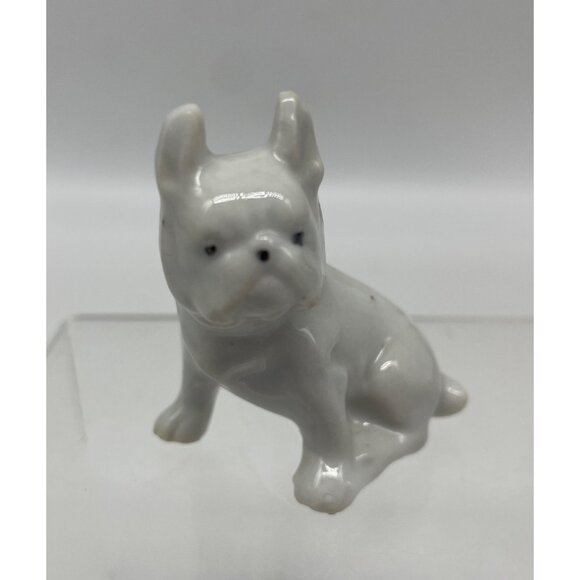 Set Of 3 Japanese Porcelain Miniature French Bulldog Figurines - Picture 5 of 11
